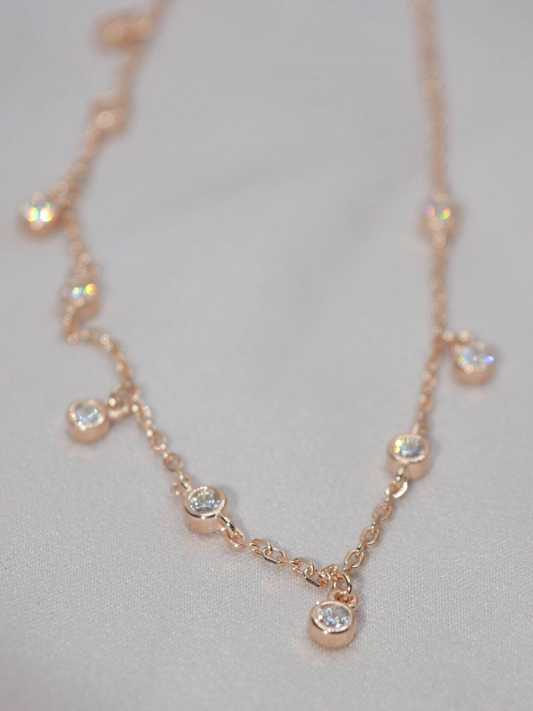 

Luxevogue Sterling Silver Rose Gold-Plated Necklace