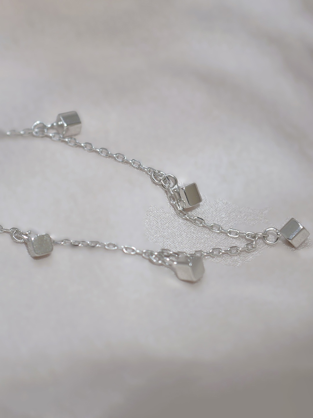 

Luxevogue Sterling Silver Rhodium-Plated Necklace