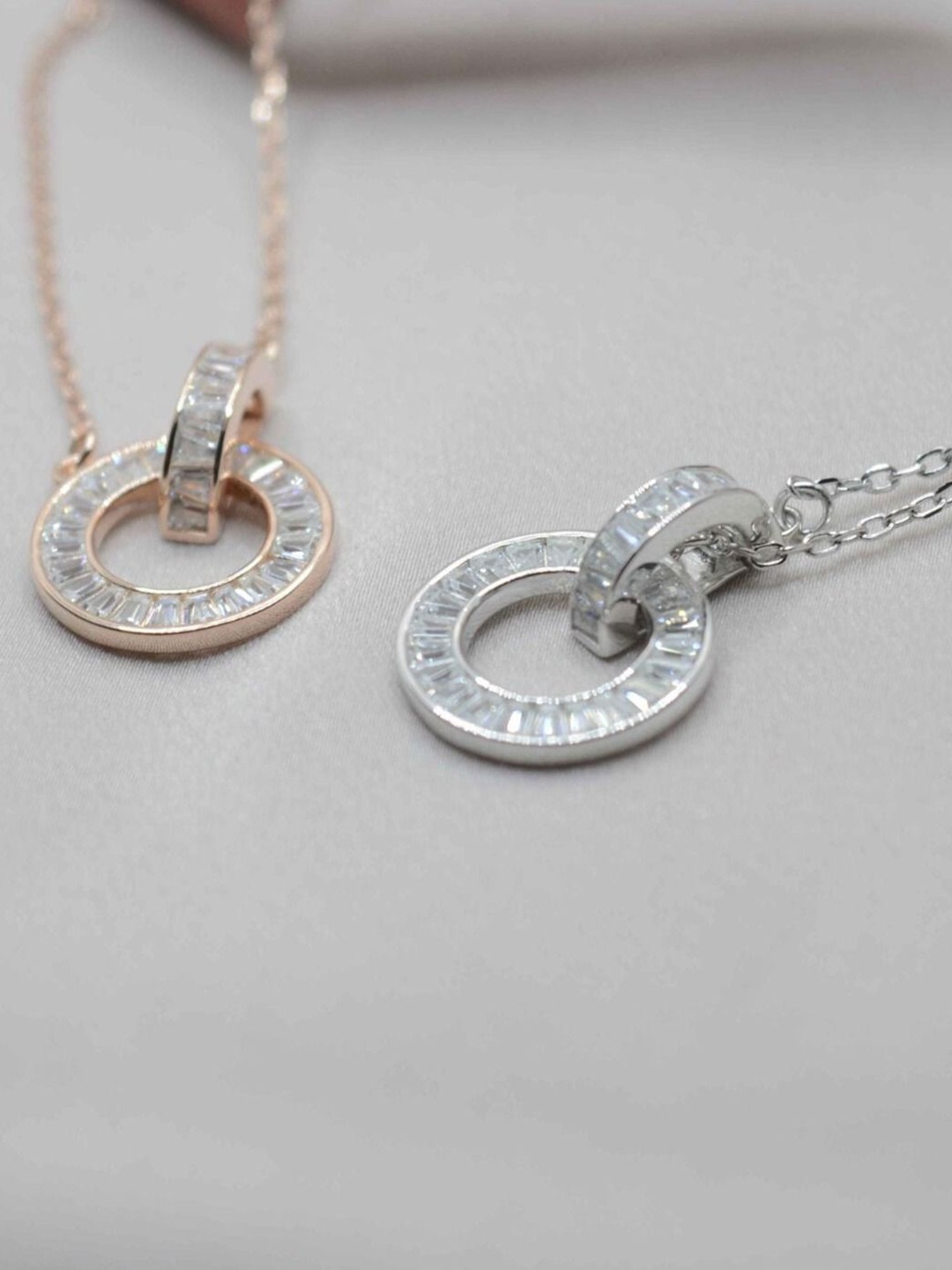 

Luxevogue Sterling Silver Rose Gold-Plated Necklace