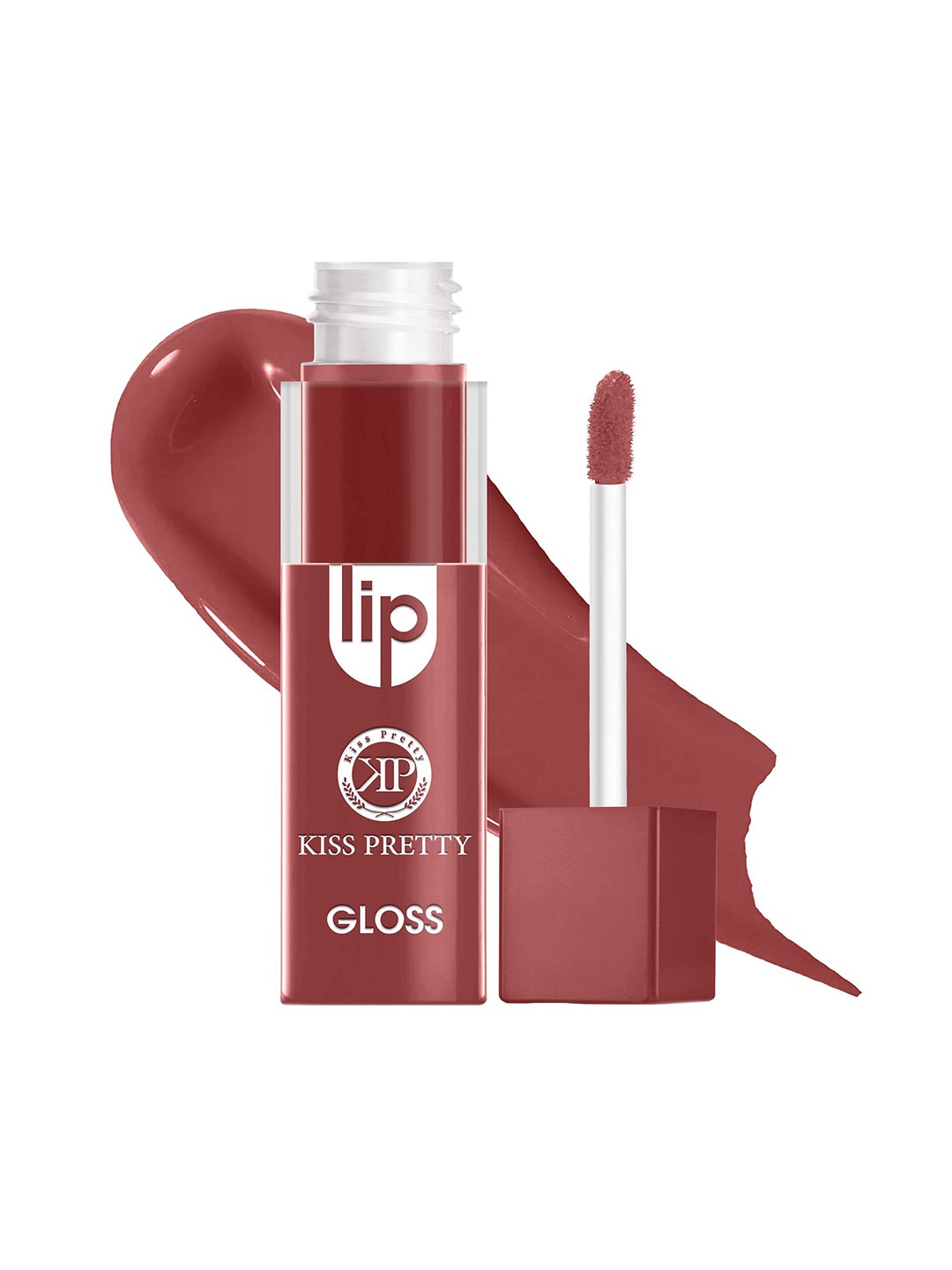 

Kiss pretty Gloss Long-Lasting Liquid Matte Lipstick - 5 ml - Wave, Maroon