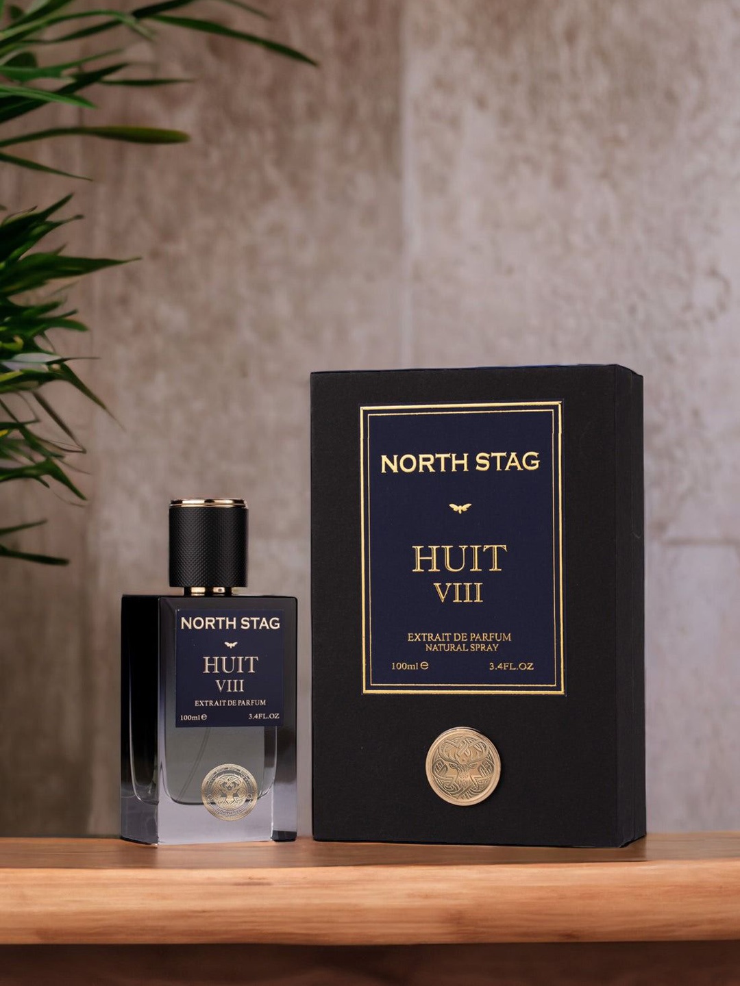 

Paris Corner Perfumes North Stag Huit VIII Long Lasting Eau de Parfum - 100 ml, Transparent