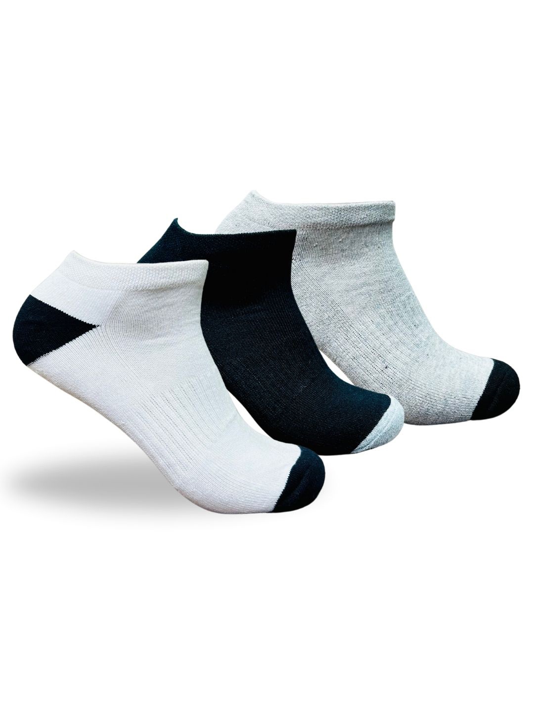 

Mast & Harbour Men Pack Of 3 Assorted Ankle-Length Socks