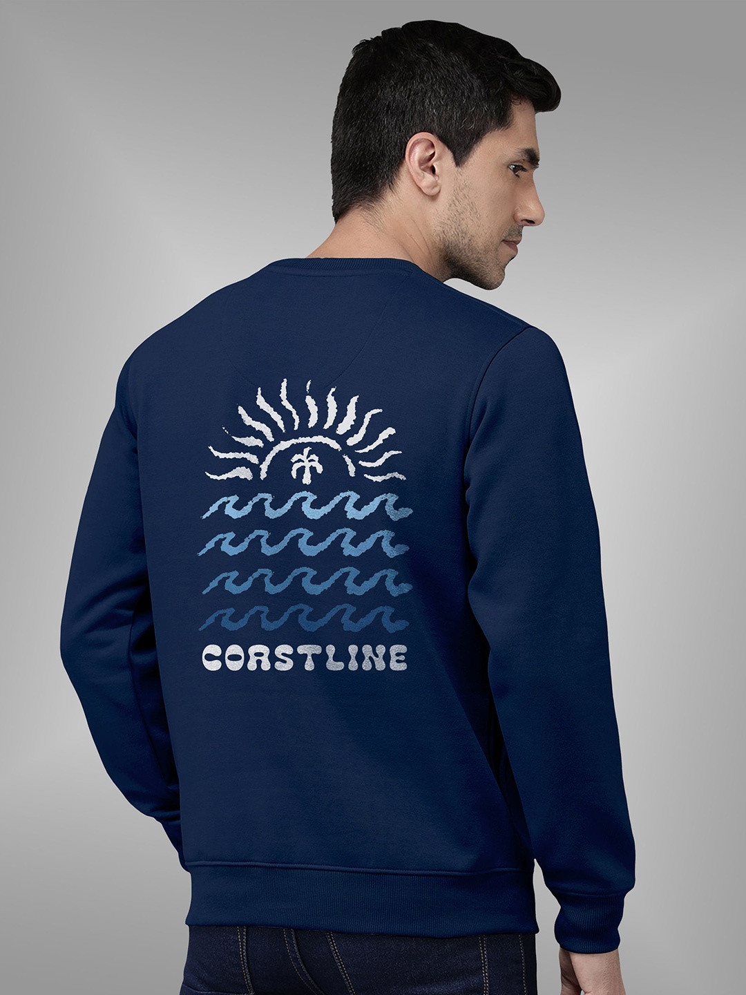 

BAESD Men Pullover Sweatshirt, Blue