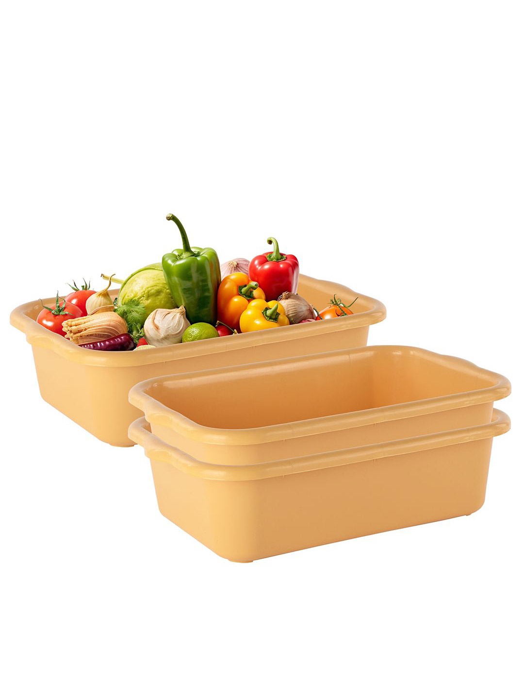 

Kuber Industries Pack Of 3 Yellow Multi-Purpose Organisers