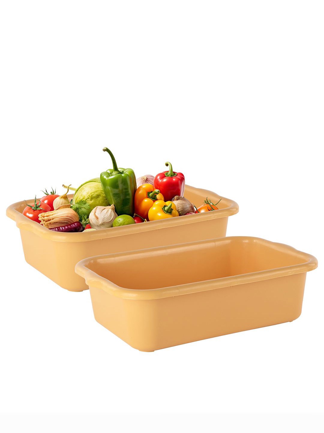 

Kuber Industries Pack Of 2 Yellow Multi-Purpose Organisers