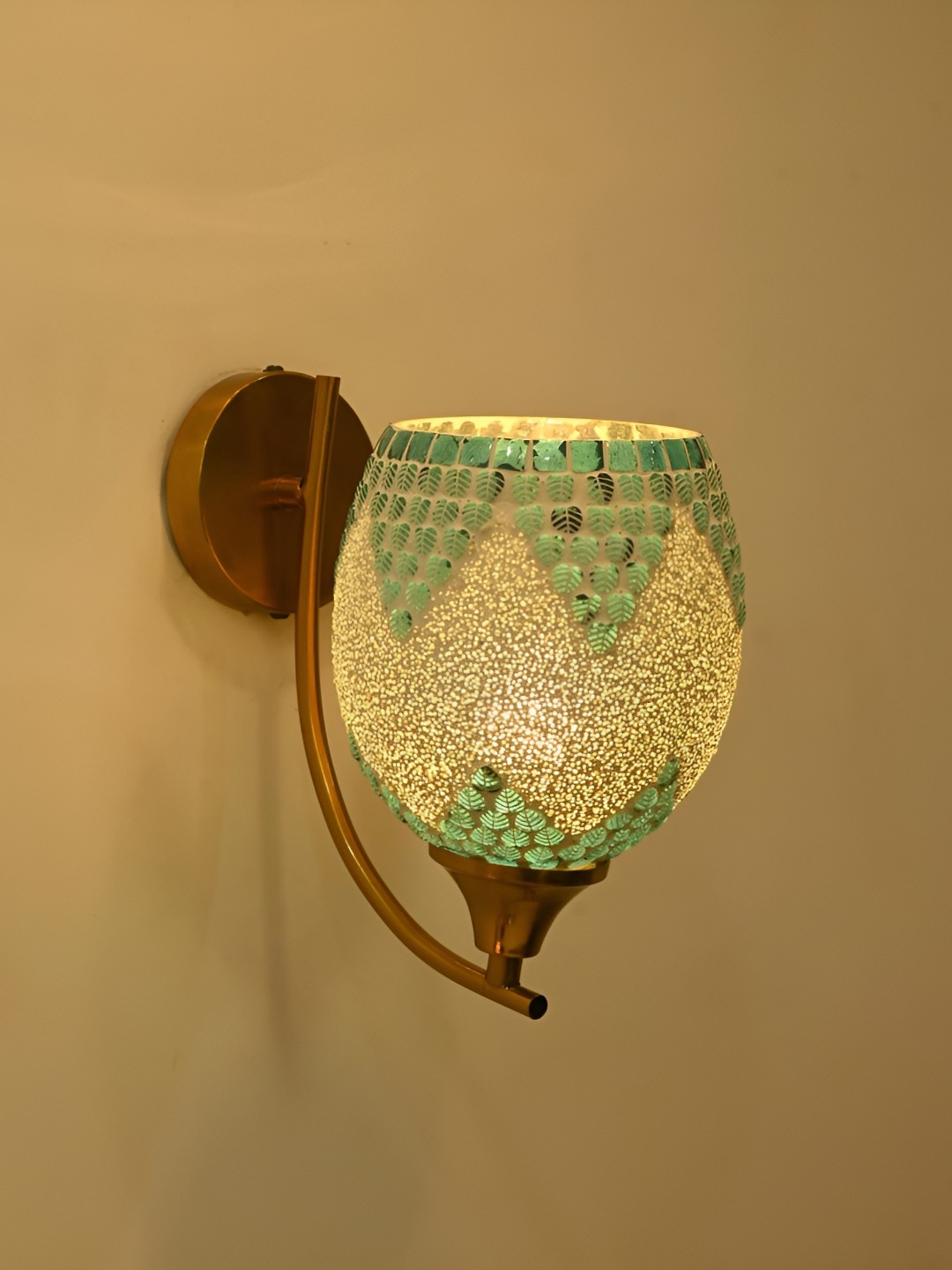 

Afast Blue & White Metal Rectangle Shaped Wall Lamp