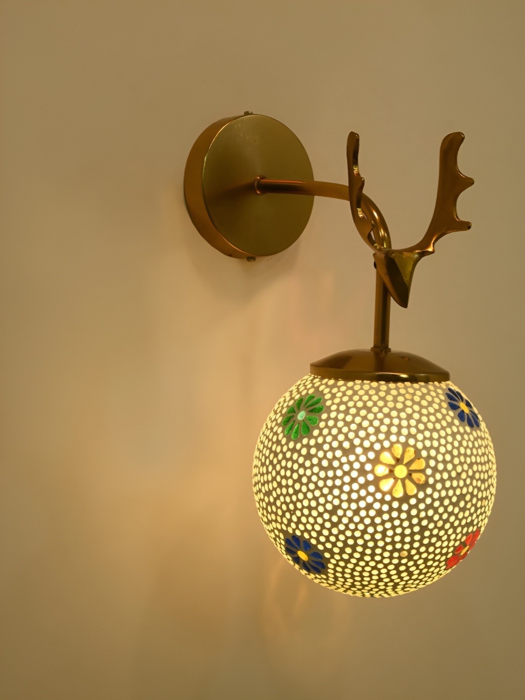 

Afast Multicoloured Metal Rectangle Shaped Wall Lamp, Multi