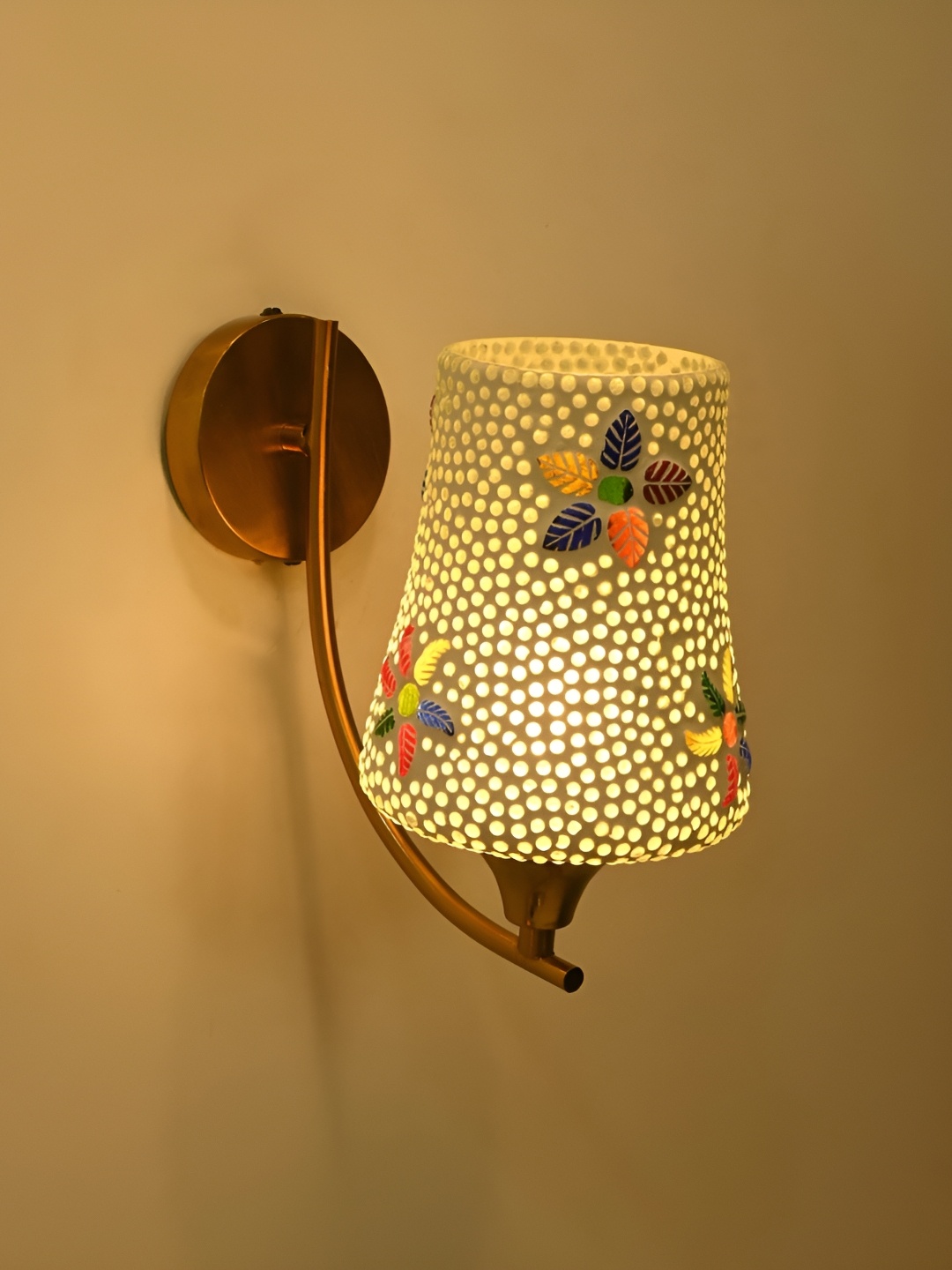

Afast Multicoloured Metal Rectangle Shaped Wall Lamp, Multi