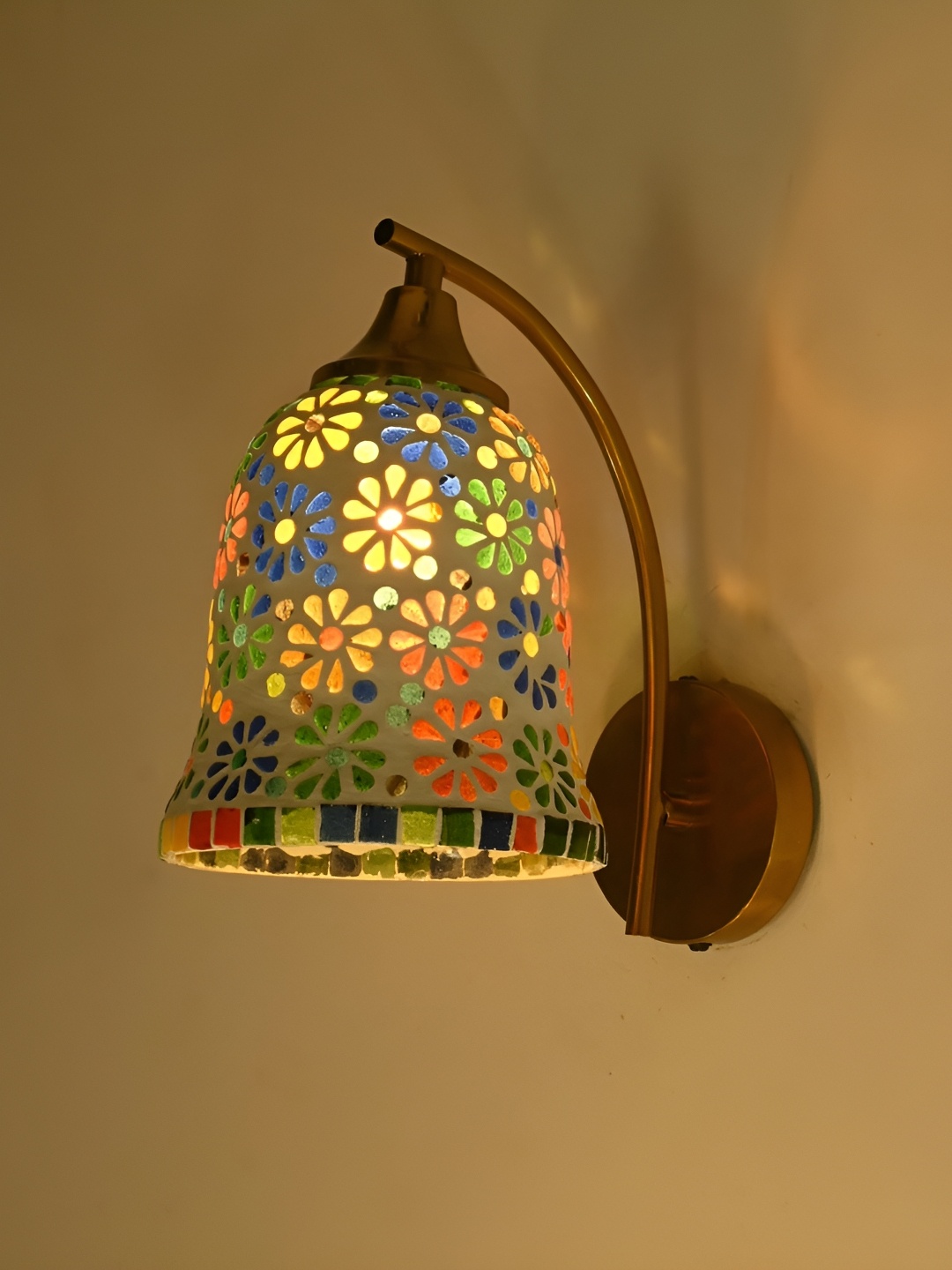 

Afast Multicoloured Metal Rectangle Shaped Wall Lamp, Multi