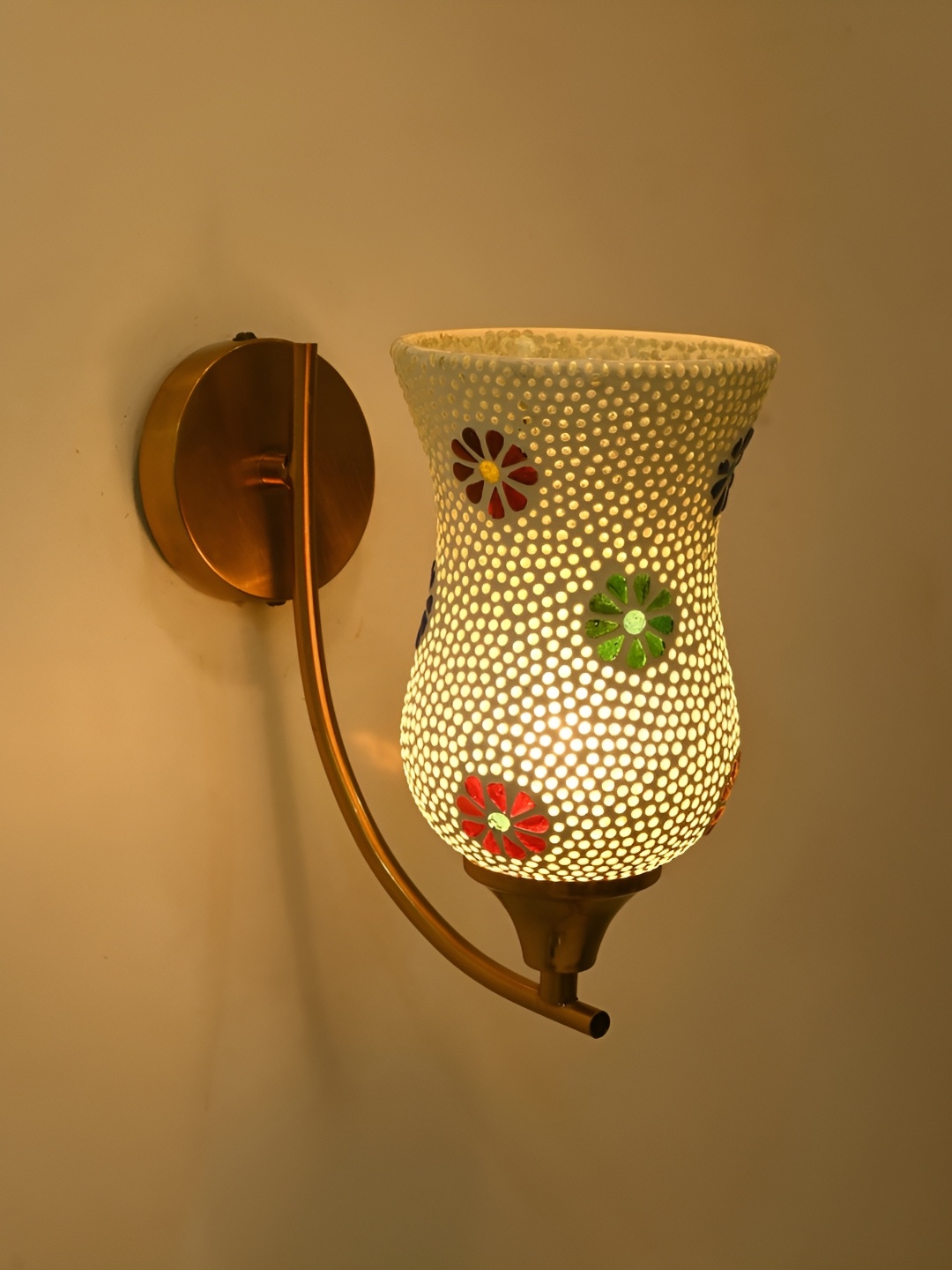 

Afast Multicoloured Metal Rectangle Shaped Wall Lamp, Multi
