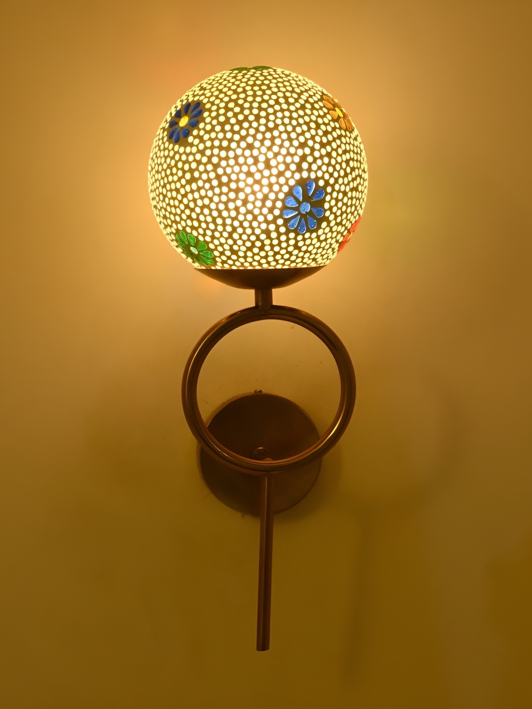 

Afast Multicoloured Metal Rectangle Shaped Wall Lamp, Multi