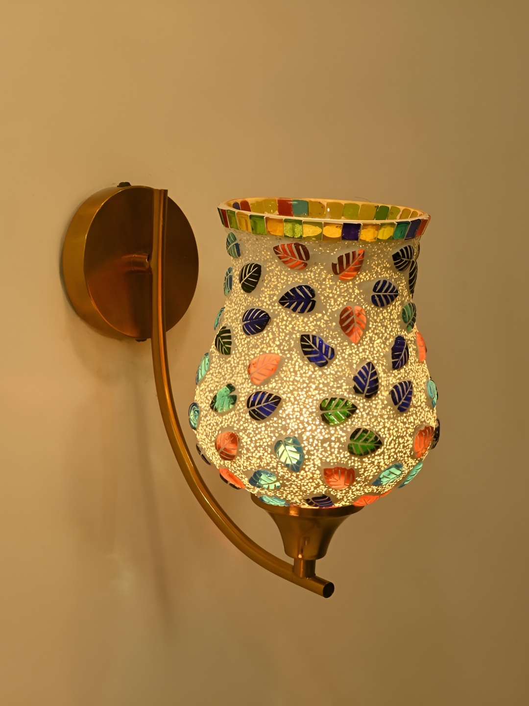 

Afast Multicoloured Metal Rectangle Shaped Wall Lamp, Multi