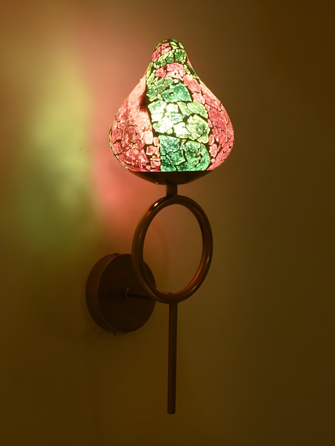 

Afast Pink & Blue Metal Rectangle Shaped Wall Lamp