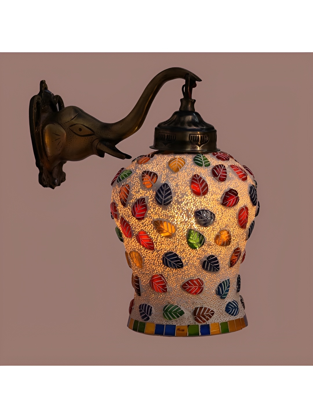 

Afast Multicoloured Metal Rectangle Shaped Wall Lamp, Multi