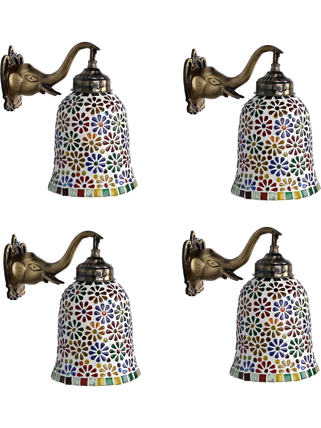 

Afast Multicoloured Metal Rectangle Shaped Wall Lamp, Multi