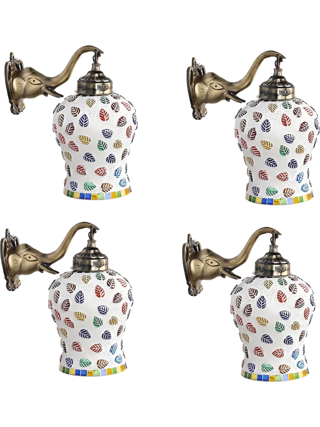 

Afast Multicoloured Metal Rectangle Shaped Wall Lamp, Multi