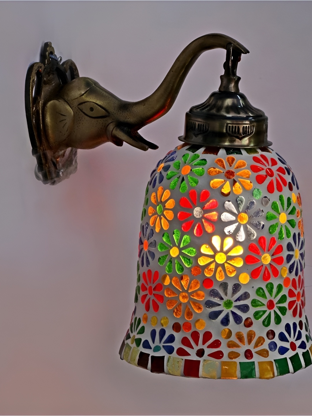 

Afast Multicoloured Metal Rectangle Shaped Wall Lamp, Multi