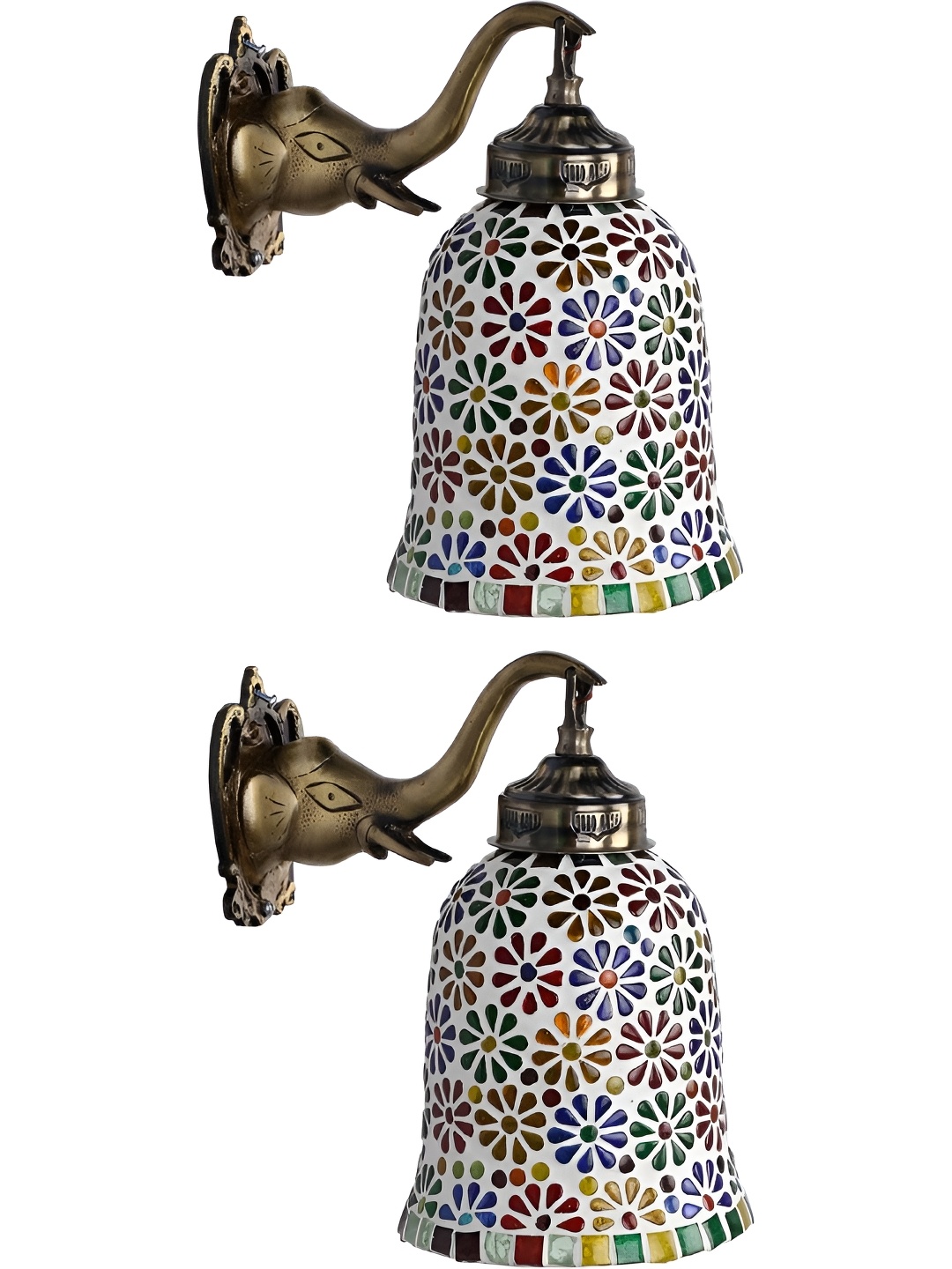 

Afast Multicoloured Metal Rectangle Shaped Wall Lamp, Multi