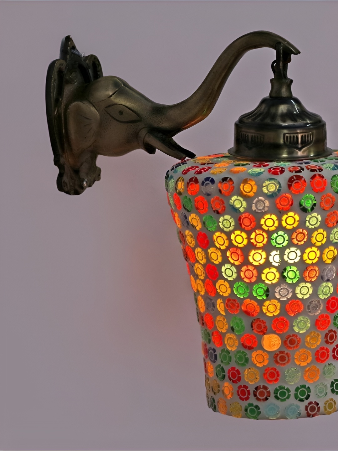 

Afast Multicoloured Metal Rectangle Shaped Wall Lamp, Multi