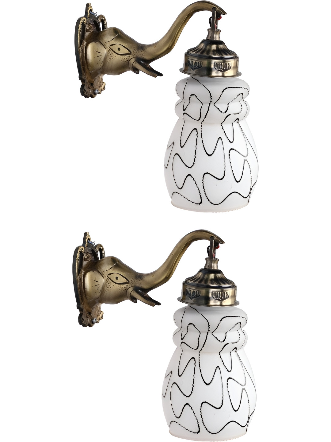 

Afast White & Black Metal Rectangle Shaped Wall Lamp