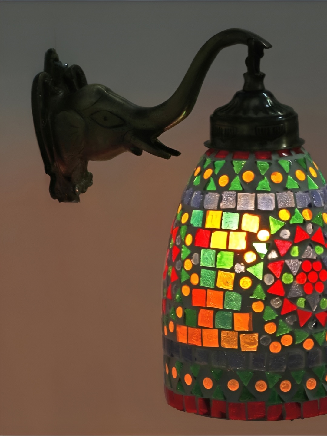 

Afast Multicoloured Metal Rectangle Shaped Wall Lamp, Multi