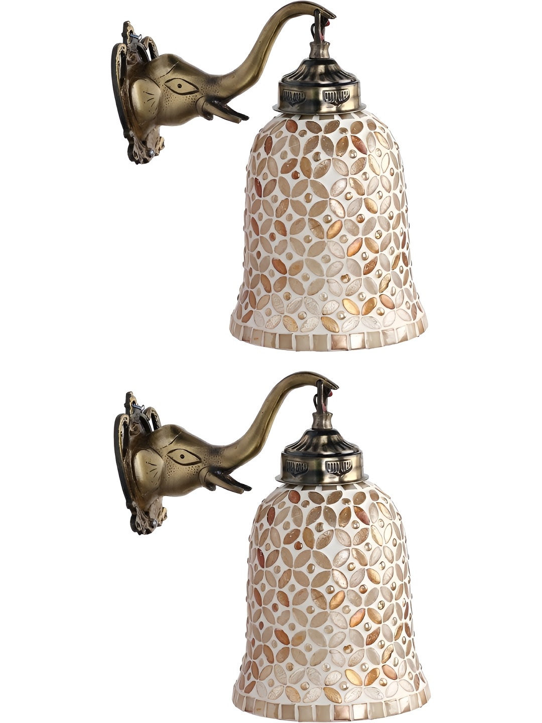 

Afast Gold-Toned Metal Rectangle Shaped Wall Lamp