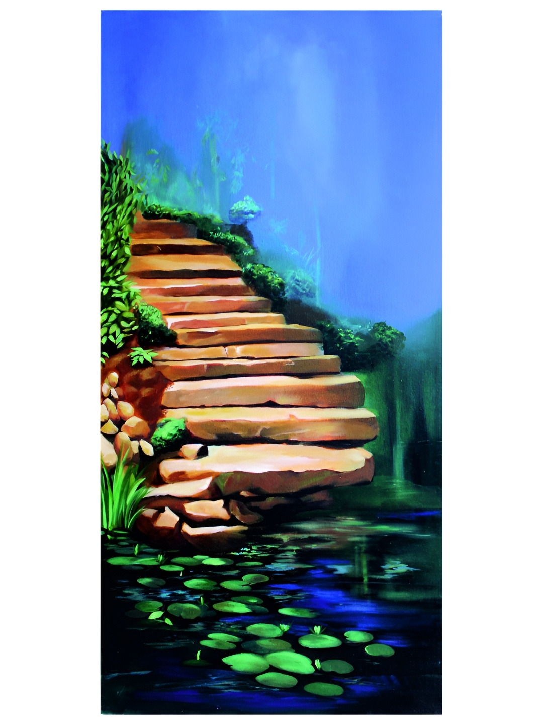 

Inephos Multicoloured 1 Piece Canvas Unframed Wall Paintings, Brown