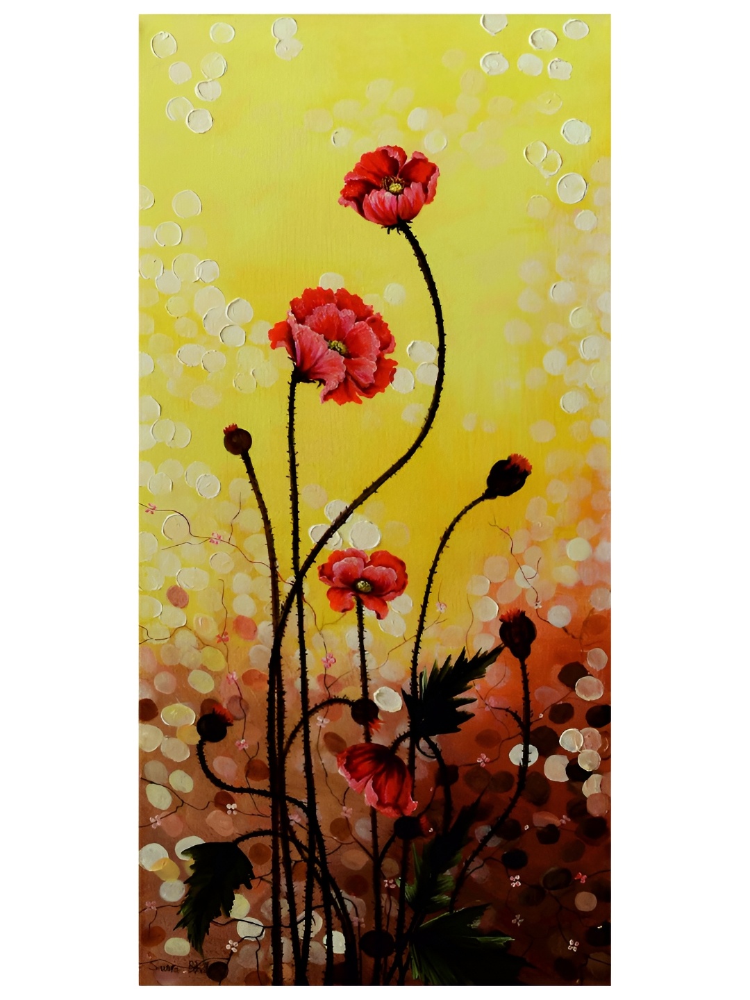 

Inephos Multicoloured 1 Piece Canvas Unframed Wall Paintings, Yellow