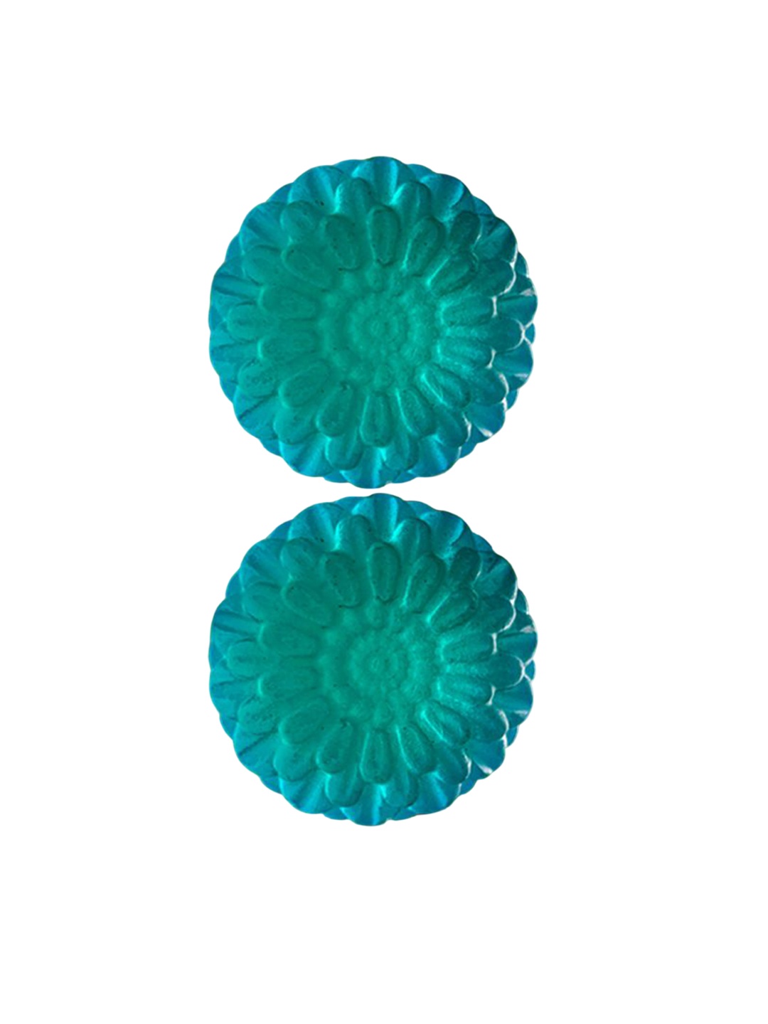 

GROOVY Set Of 2 Brussels Sprouts Bliss Blue Stone Bathing Soap - 100 g each, Green