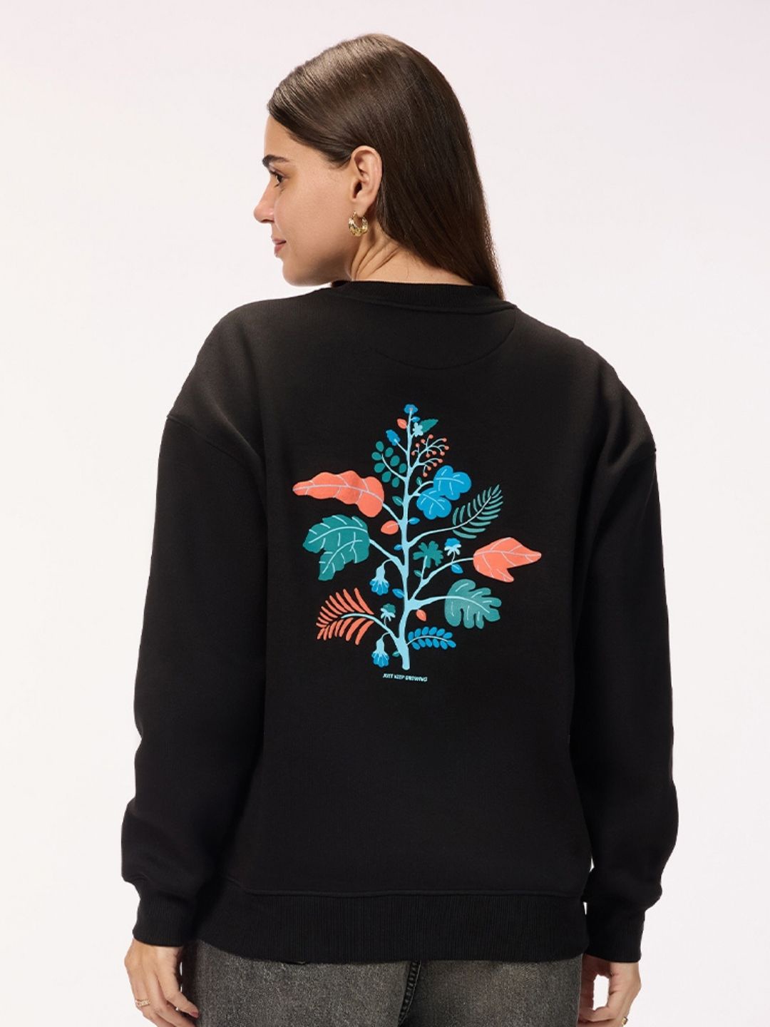 

Bombay High Women Pullover Sweatshirt, Black