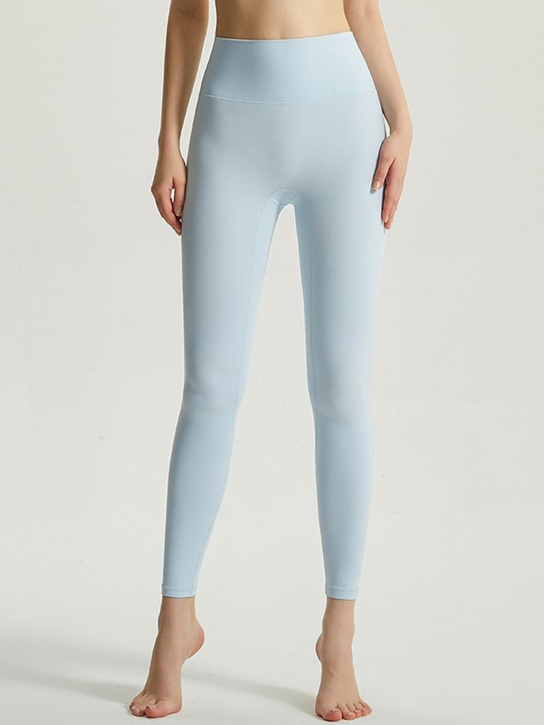 

LULU & SKY Women High-Rise Sports Tights, Blue