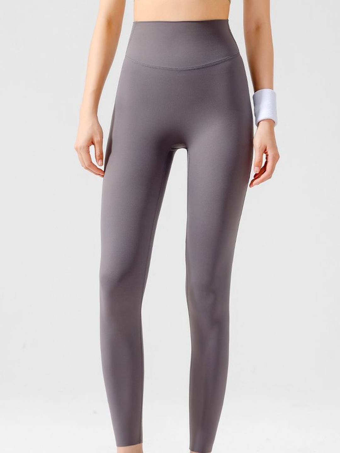 

LULU & SKY Women High-Rise Sports Tights, Grey