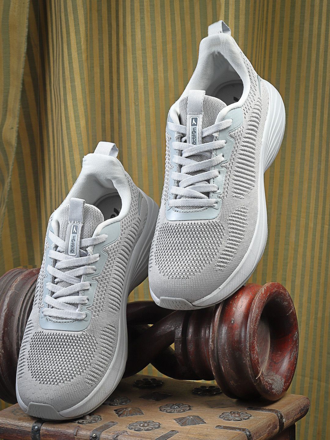 

Action Men Mesh Running Non-Marking Shoes, Silver