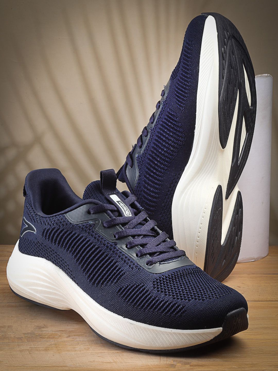 Action Men Mesh Lace-Ups Running Non-Marking Shoes, Blue