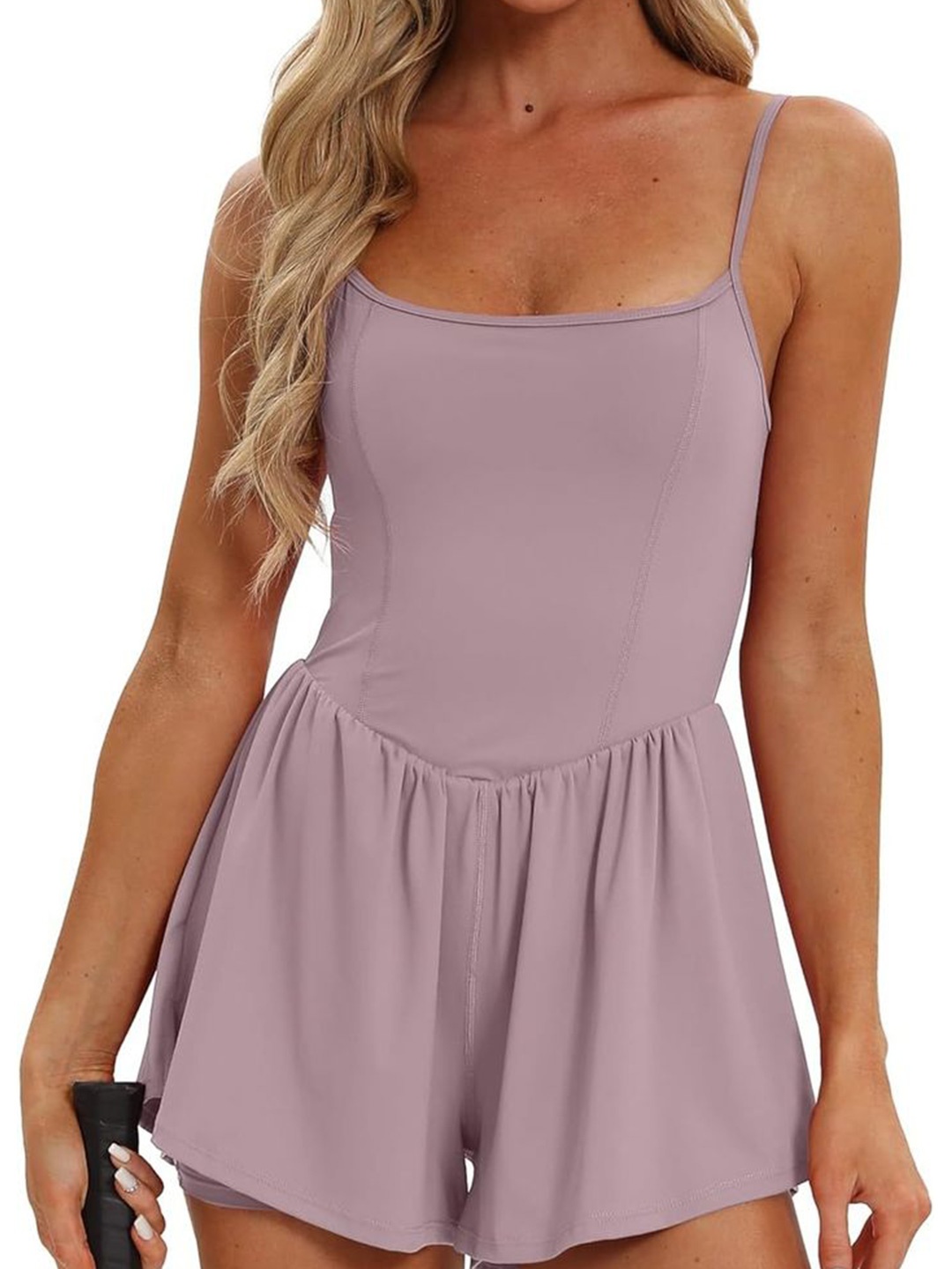 

LULU & SKY Women Sleeveless Jumpsuit, Lavender