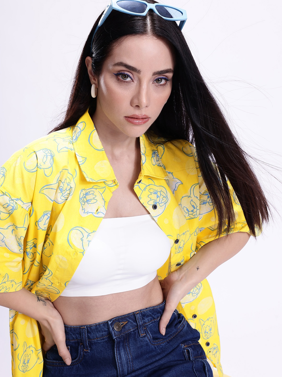 

Kook N Keech Mickey Mouse Printed Pure Cotton Casual Shirt, Yellow