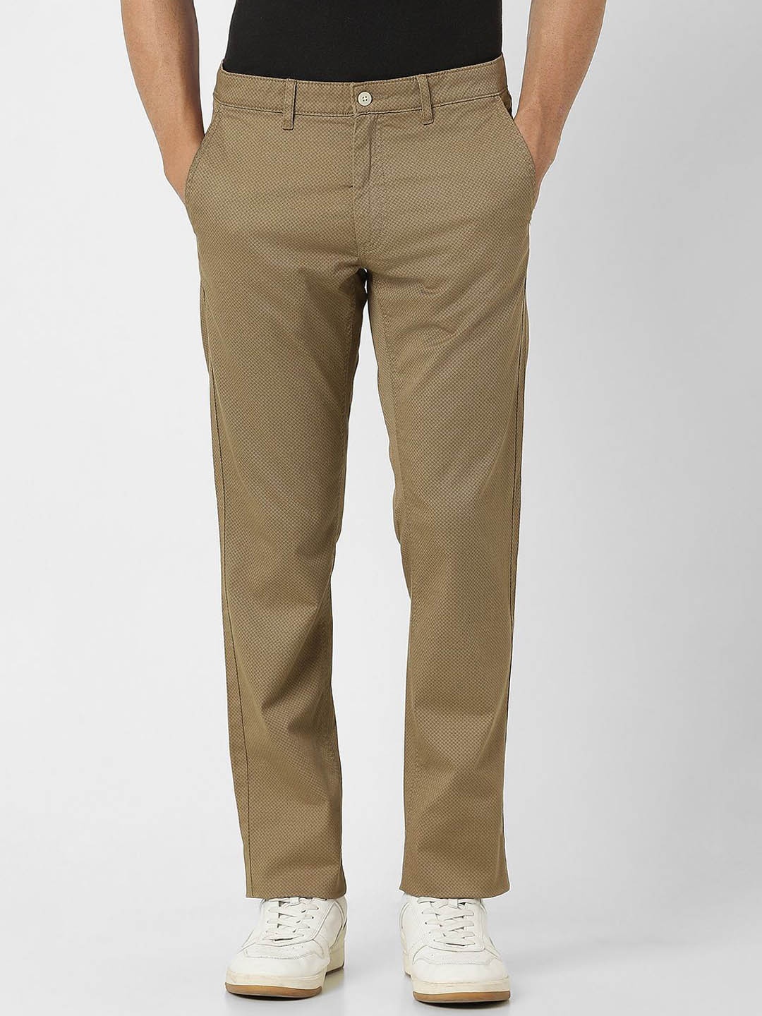 

Van Heusen Sport Men Slim Fit Trousers, Khaki