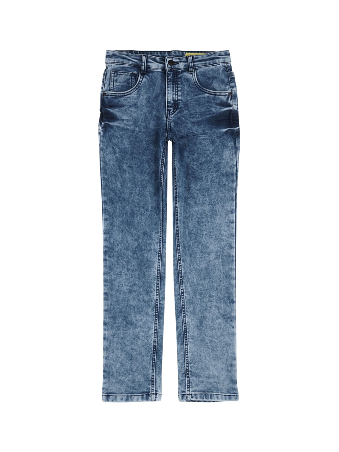 

Gini and Jony Boys Cotton Comfort Regular Fit Heavy Fade Jeans, Blue