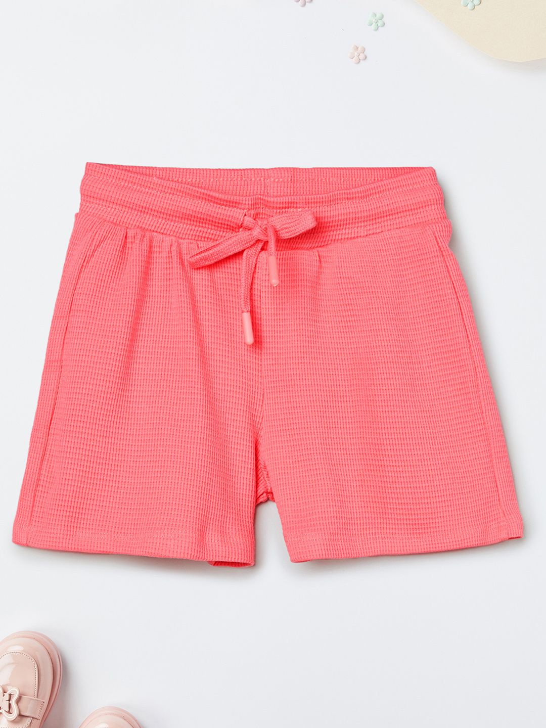 

max Girls Cotton Regular Fit Fashion Shorts, Pink