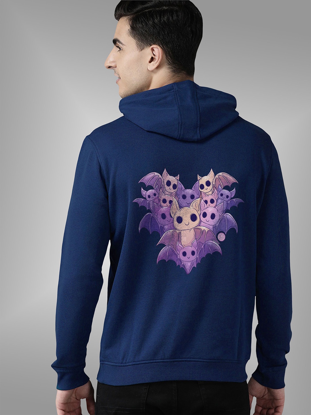 

BAESD Men Printed Long Sleeves Sweatshirt, Blue