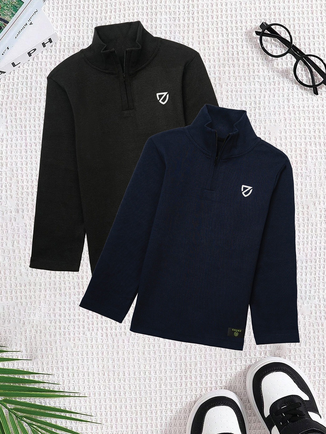 

BAESD Boys Pack of 2 Sweatshirt, Black