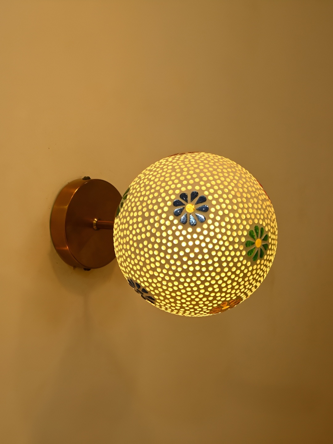 

Afast Multicoloured Metal Rectangle Shaped Wall Lamp, Multi