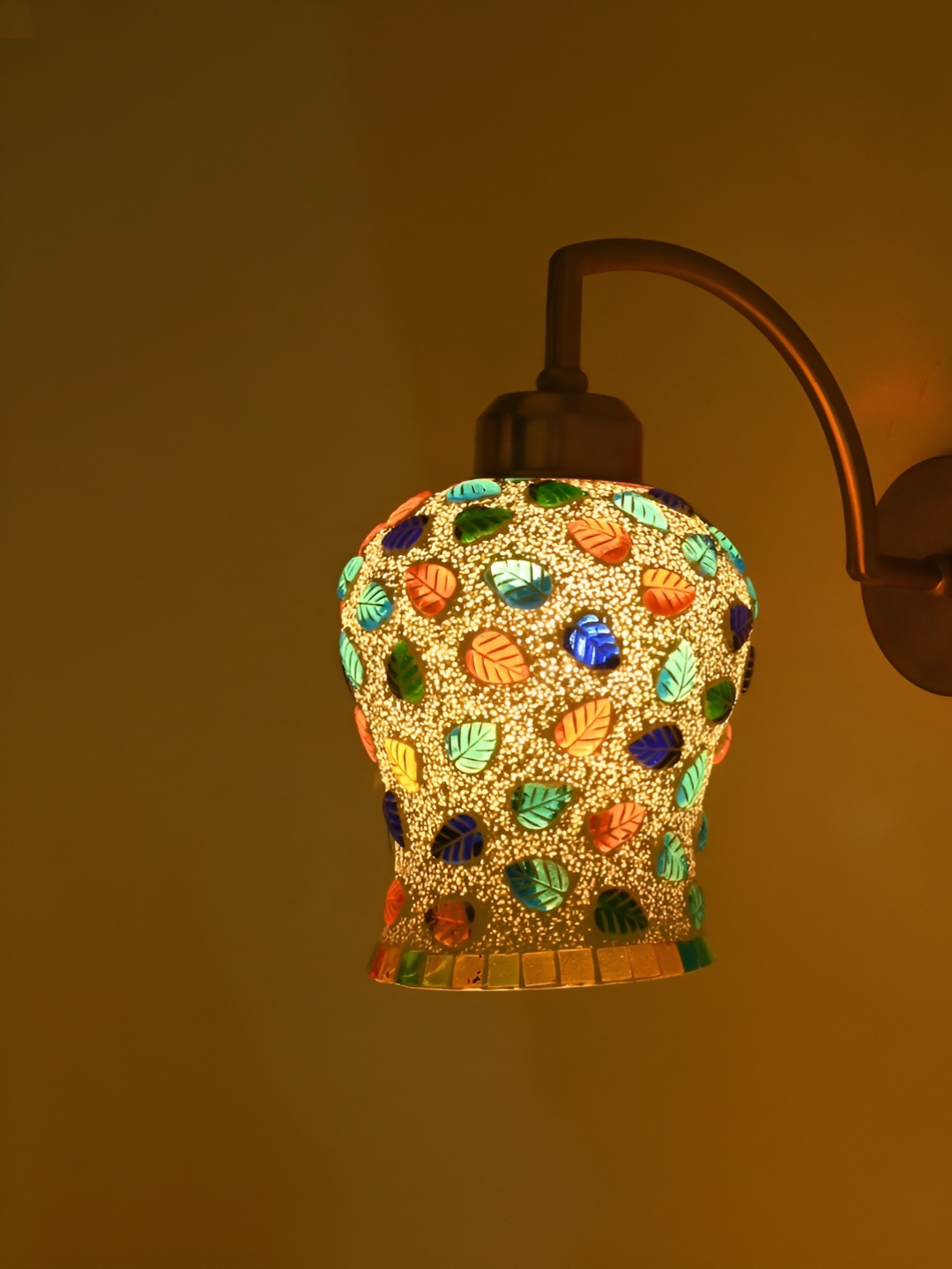 

Afast Multicoloured Metal Rectangle Shaped Wall Lamp, Multi