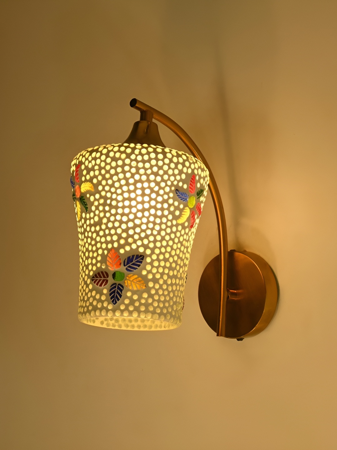 

Afast Multicoloured Metal Rectangle Shaped Wall Lamp, Multi