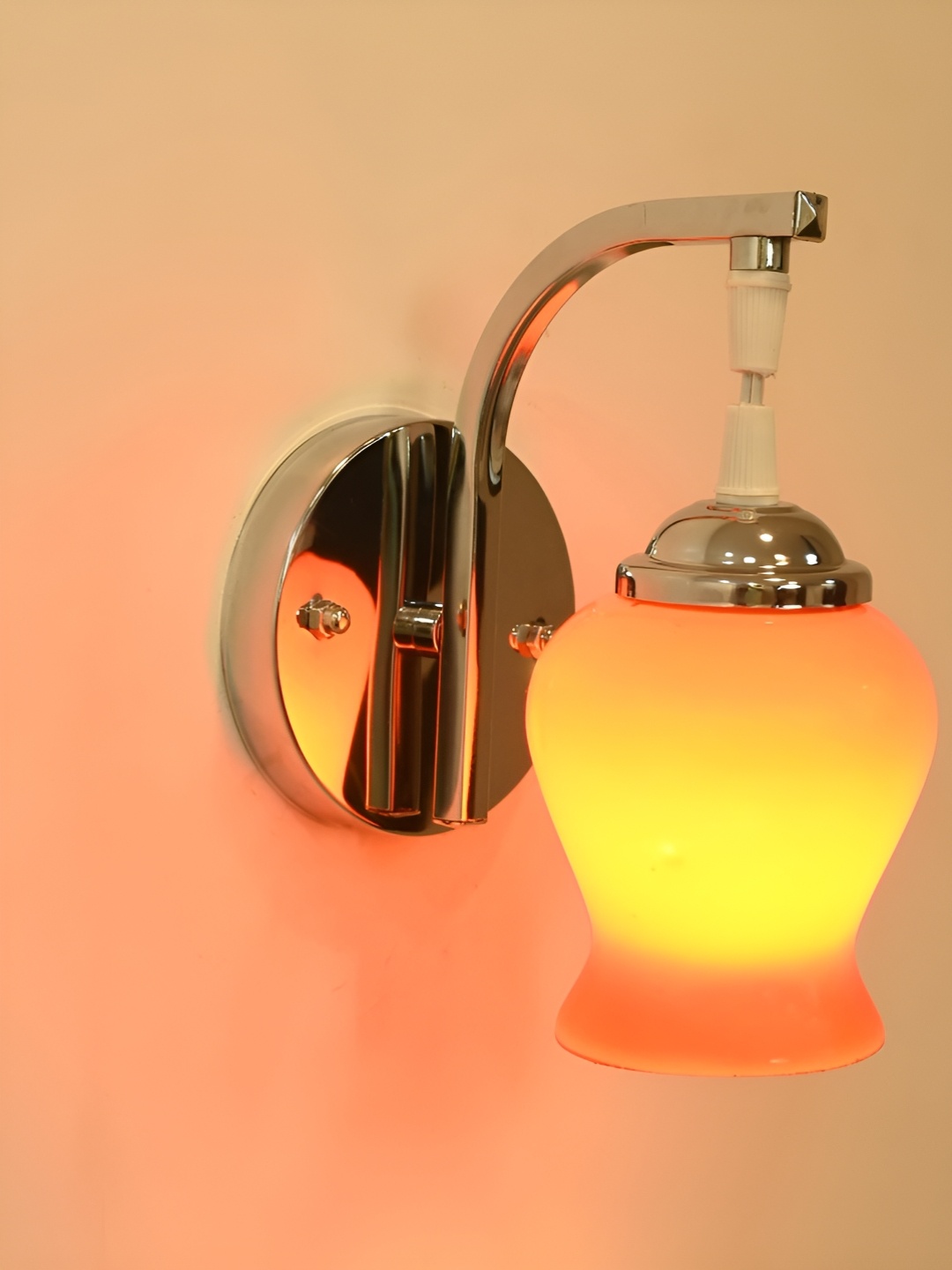 

Afast Orange Metal Rectangle Shaped Wall Lamp