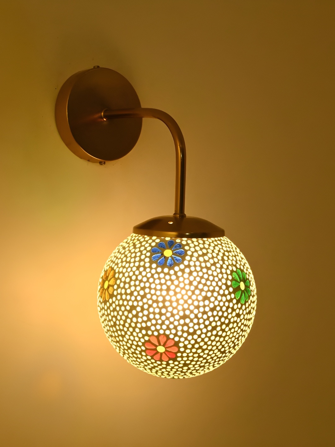 

Afast Multicoloured Metal Rectangle Shaped Wall Lamp, Multi