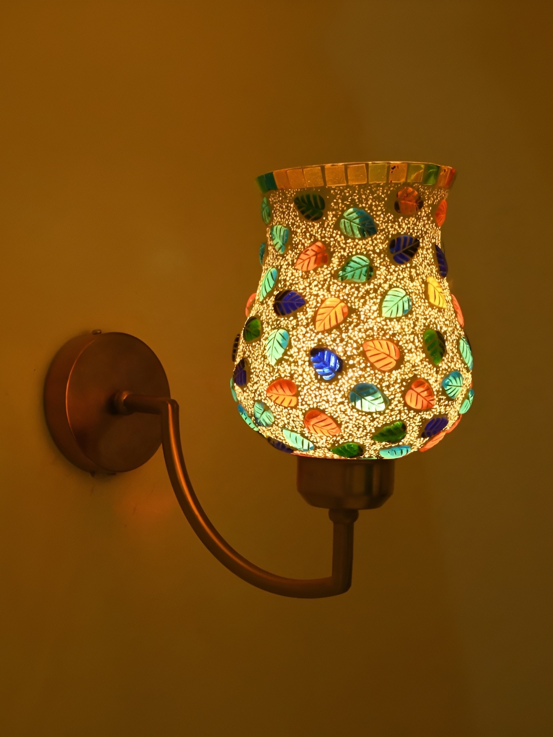 

Afast Multicoloured Metal Rectangle Shaped Wall Lamp, Multi