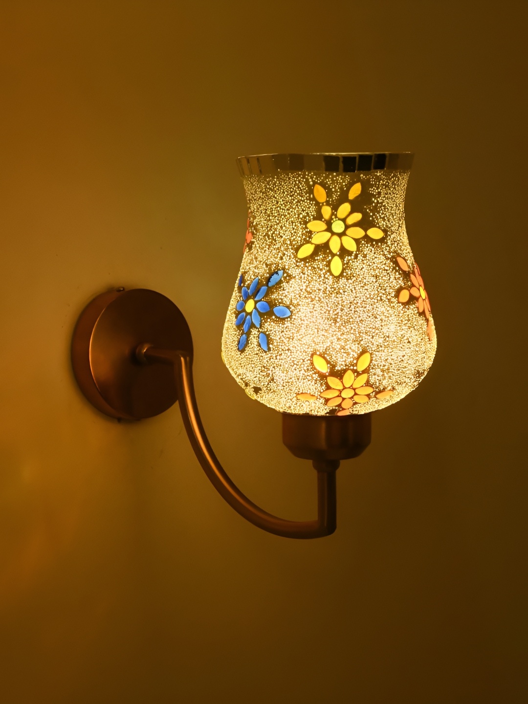 

Afast Multicoloured Metal Rectangle Shaped Wall Lamp, Multi