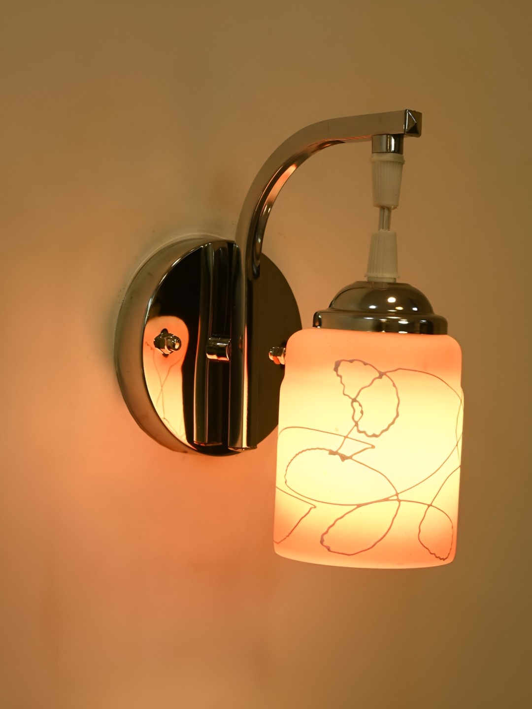 

Afast Orange & White Metal Rectangle Shaped Wall Lamp