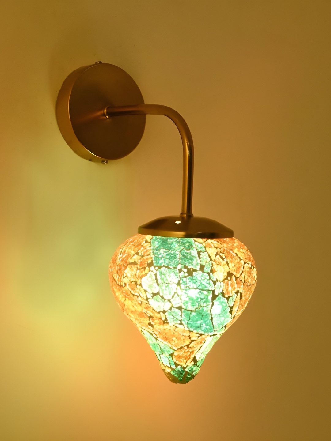 

Afast Blue & Orange Metal Rectangle Shaped Wall Lamp